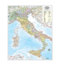 Carta geografica Italia amministrativa e stradale - murale - 67 x 85 cm - Belletti Carta geografica Italia amministrativa e stradale - murale - 67 x 85 cm - Belletti