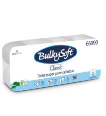 Carta igienica Classic - 2 veli - 16 gr - diametro 9,8 cm - 10 cm x16,8 mt - 160 strappi - BulkySoft - pacco 10 rotoli Carta igienica Classic - 2 veli - 16 gr - diametro 9,8 cm - 10 cm x16,8 mt - 160 strappi - BulkySoft - pacco 10 rotoli