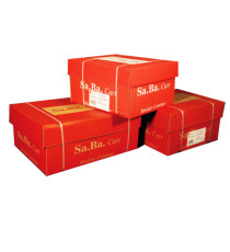 Carta in modulo continuo - 24 x 11  X3 - 53 gr - piste staccabili - bianco - Sabacart - conf. 750 fogli