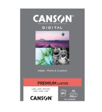 Carta Inkjet Premium - 10 x 15 cm - 255 gr - 50 fogli - lucida - Canson