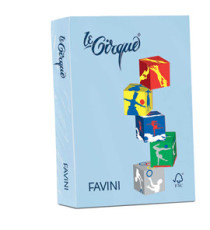 Carta Le Cirque - A4 - 80 gr - azzurro pastello 106 - Favini - conf. 500 fogli