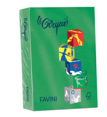 Carta Le Cirque - A4 - 80 gr - verde bandiera 208 - Favini - conf. 500 fogli