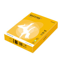 Carta Maestro Color - A4 - 160 gr - giallo forte IG50 - Mondi - conf. 250 fogli