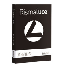 Carta Rismaluce - A4 - 200 gr - nero 63 - Favini - conf. 125 fogli