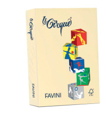 Carta Le Cirque - A4 - 80 gr - giallo pastello 100 - Favini - conf. 500 fogli
