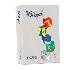 Carta Le Cirque - A4 - 80 gr - grigio pastello 109 - Favini - conf. 500 fogli Carta Le Cirque - A4 - 80 gr - grigio pastello 109 - Favini - conf. 500 fogli