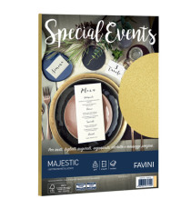 Carta metallizzata Special Events - A4 - 250 gr - oro - Favini - conf. 10 fogli Carta metallizzata Special Events - A4 - 250 gr - oro - Favini - conf. 10 fogli