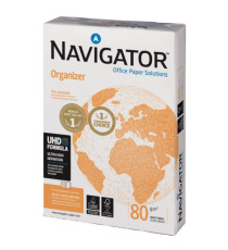 Carta Organizer - 4 fori - A4 - 80 gr - Navigator - conf. 500 fogli