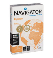 Carta Organizer - 4 fori - A4 - 80 gr - Navigator - conf. 500 fogli