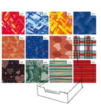 Carta regalo - raso - Colors - 70 x 100 cm - Rex Sadoch - scatola 100 fogli Carta regalo - raso - Colors - 70 x 100 cm - Rex Sadoch - scatola 100 fogli