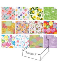 Carta regalo - raso - Primavera - 70 x 100 cm - Rex Sadoch - scatola 100 fogli Carta regalo - raso - Primavera - 70 x 100 cm - Rex Sadoch - scatola 100 fogli