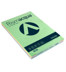 Carta Rismacqua - A3 - 140 gr - mix 5 colori - Favini - conf. 200 fogli Carta Rismacqua - A3 - 140 gr - mix 5 colori - Favini - conf. 200 fogli