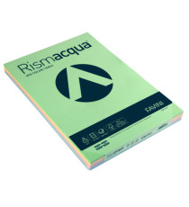 Carta Rismacqua - A3 - 140 gr - mix 5 colori - Favini - conf. 200 fogli Carta Rismacqua - A3 - 140 gr - mix 5 colori - Favini - conf. 200 fogli