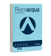 Carta Rismacqua - A4 - 90 gr - mix 5 colori - Favini - conf. 300 fogli Carta Rismacqua - A4 - 90 gr - mix 5 colori - Favini - conf. 300 fogli