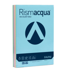 Carta Rismacqua - A4 - 90 gr - mix 5 colori - Favini - conf. 300 fogli Carta Rismacqua - A4 - 90 gr - mix 5 colori - Favini - conf. 300 fogli