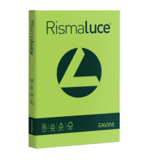 Carta Rismaluce - A4 - 200 gr - verde pistacchio 54 - Favini - conf. 125 fogli Carta Rismaluce - A4 - 200 gr - verde pistacchio 54 - Favini - conf. 125 fogli