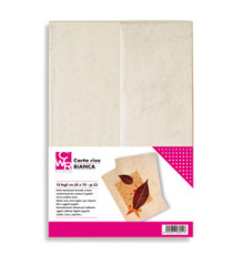 Carta riso - 50 x 70 cm - 25 g -  bianco - CWR - conf. 10 fogli Carta riso - 50 x 70 cm - 25 g -  bianco - CWR - conf. 10 fogli