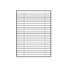 Carta uso bollo - A4 - 80 gr - 1 rigo - c/margine - bianco - Sabacart - conf. 500 fogli