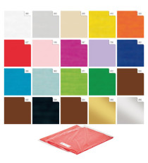 Carta velina -  50x70cm - 20 gr - verde prato 472 - Rex Sadoch - busta 26 pezzi Carta velina -  50x70cm - 20 gr - verde prato 472 - Rex Sadoch - busta 26 pezzi