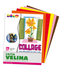 Carta velina - 50 x 76 cm - assortimento 5 colori caldi - Deco - busta 25 fogli Carta velina - 50 x 76 cm - assortimento 5 colori caldi - Deco - busta 25 fogli