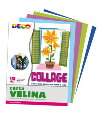 Carta velina - 50 x 76 cm - assortimento 5 colori freddi - Deco - busta 25 fogli Carta velina - 50 x 76 cm - assortimento 5 colori freddi - Deco - busta 25 fogli
