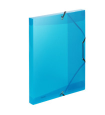 Cartella 3L con elastico Lumina - 24x32cm - blu - D 2,5 - Favorit Cartella 3L con elastico Lumina - 24x32cm - blu - D 2,5 - Favorit