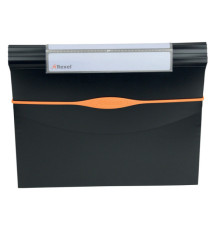 Cartella a soffietto Optima - 13 tasche - 23x33 cm - nero - Rexel Cartella a soffietto Optima - 13 tasche - 23x33 cm - nero - Rexel