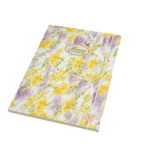 Cartella con elastico Nature Flowers - 26 X 35,5 x 1,2 cm - 3lembi - Pigna