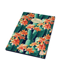 Cartella con elastico Nature Flowers - 26 X 35,5 x 1,2 cm - 3lembi - Pigna