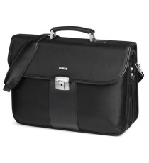 Cartella in tessuto - extra strong - nero - 44x31x20cm - City Time Cartella in tessuto - extra strong - nero - 44x31x20cm - City Time