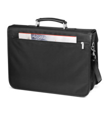 Cartella in tessuto - extra strong - nero - 44x31x20cm - City Time Cartella in tessuto - extra strong - nero - 44x31x20cm - City Time