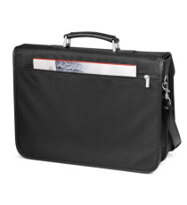 Cartella in tessuto - extra strong - nero - 44x31x20cm - City Time Cartella in tessuto - extra strong - nero - 44x31x20cm - City Time
