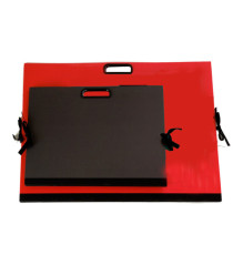 Cartella portadisegni - con maniglia - 70x50 cm - rosso - Brefiocart