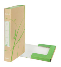 Cartella progetti con elastico Oxford Green - 22 x 30 cm - dorso 40 mm - avana - Esselte Cartella progetti con elastico Oxford Green - 22 x 30 cm - dorso 40 mm - avana - Esselte