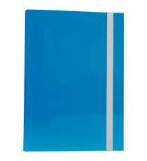 Cartella progetto - con elastico - dorso 3 cm - azzurro - Starline
