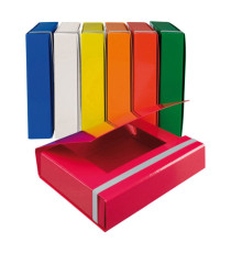 Cartella progetto - con elastico - dorso 7 cm - rosso - Starline Cartella progetto - con elastico - dorso 7 cm - rosso - Starline