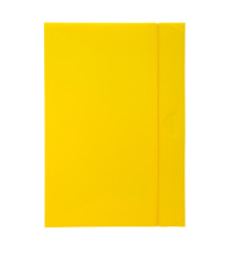 Cartella progetto con elastico - 24 x 35 cm - dorso 3 cm - giallo - Fellowes