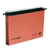 Cartella sospesa Cartesio Plus - cassetto - interasse 39 cm - fondo U 30 mm - 37x25 cm -  arancio - Bertesi Cartella sospesa Cartesio Plus - cassetto - interasse 39 cm - fondo U 30 mm - 37x25 cm -  arancio - Bertesi