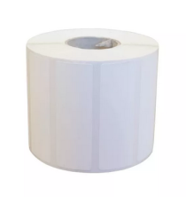 Rotolo etichette adesive 102mmx51mm opaco bianco 650pz diametro 40mm ad inchiostro compatibili per Epson TM-C3400BK,C3500