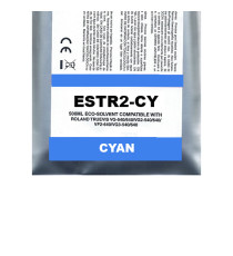 Cartuccia ESTR2-CY ciano Pigment Eco-Solvent Ink Bag compatibile per Roland TrueVIS SG2,VG2,VF2,SG3,VG3 capacità 500ml