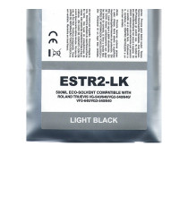 Cartuccia ESTR2-LK black Light Pigment Eco-Solvent Ink Bag compatibile per Roland TrueVIS SG2,VG2,VF2,SG3,VG3 capacità 500ml