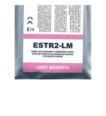 Cartuccia ESTR2-LM magenta light Pigment Eco-Solvent Ink Bag compatibile per Roland TrueVIS SG2,VG2,VF2,SG3,VG3 capacità 500ml