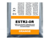 Cartuccia ESTR2-OR orange Pigment Eco-Solvent Ink Bag compatibile per Roland TrueVIS SG2,VG2,VF2,SG3,VG3 capacità 500ml
