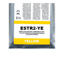 Cartuccia ESTR2-YE yellow Pigment Eco-Solvent Ink Bag compatibile per Roland TrueVIS SG2,VG2,VF2,SG3,VG3 capacità 500ml