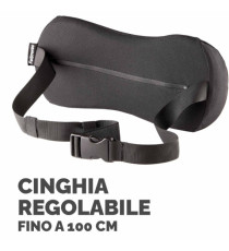 Cuscino Lombare Breyta - 17 x 35 x 6 cm - in tessuto - nero - Fellowes