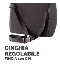 Cuscino Lombare Confort Breyta - 33 x 38 x 9 cm - in tessuto - nero - Fellowes