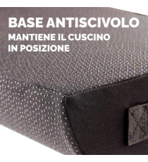 Cuscino Poggiapiedi Breyta - 10 x 45 x 30 cm  - nero - Fellowes