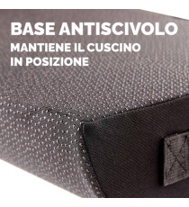 Cuscino Poggiapiedi Breyta - 10 x 45 x 30 cm  - nero - Fellowes