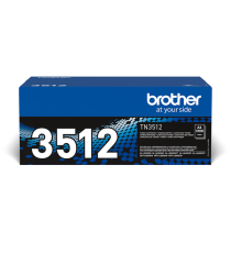 Brother TN3512 nero toner originale per Brother HL-6250,6300,6400,6600,6800,6900 TN-3512 capacità 12.000 pagine