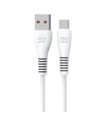 Cavo di ricarica da USB-A a type-c usb-c Blue Star DC99C 1mt 2A 12w bianco ricarica e trasferimento dati rapida ed efficiente Cavo di ricarica da USB-A a type-c usb-c Blue Star DC99C 1mt 2A 12w bianco ricarica e trasferimento dati rapida ed efficiente